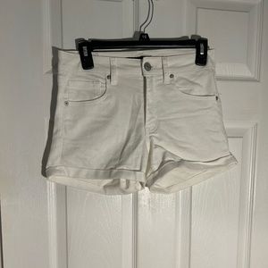 White high rise midi